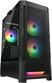 COUGAR 骨伽 Airface RGB 中塔式电竞电脑主机箱