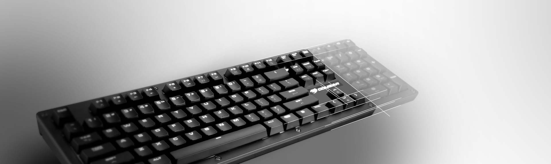 COUGAR PURI TKL - Cherry MX Mechanical Gaming Keyboard