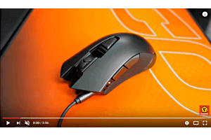 Cougar Revenger - игровая мышь с оптическим сенсором pixart pwm 3366, хорошими кнопками, и очень интересной формой. Есть RGB подсветка и поддержка софта Cougar UIX.