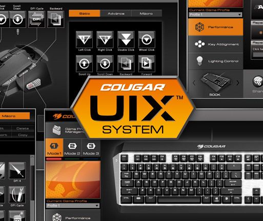 COUGAR ATTACK X3 - COUGAR UIX™ 系统