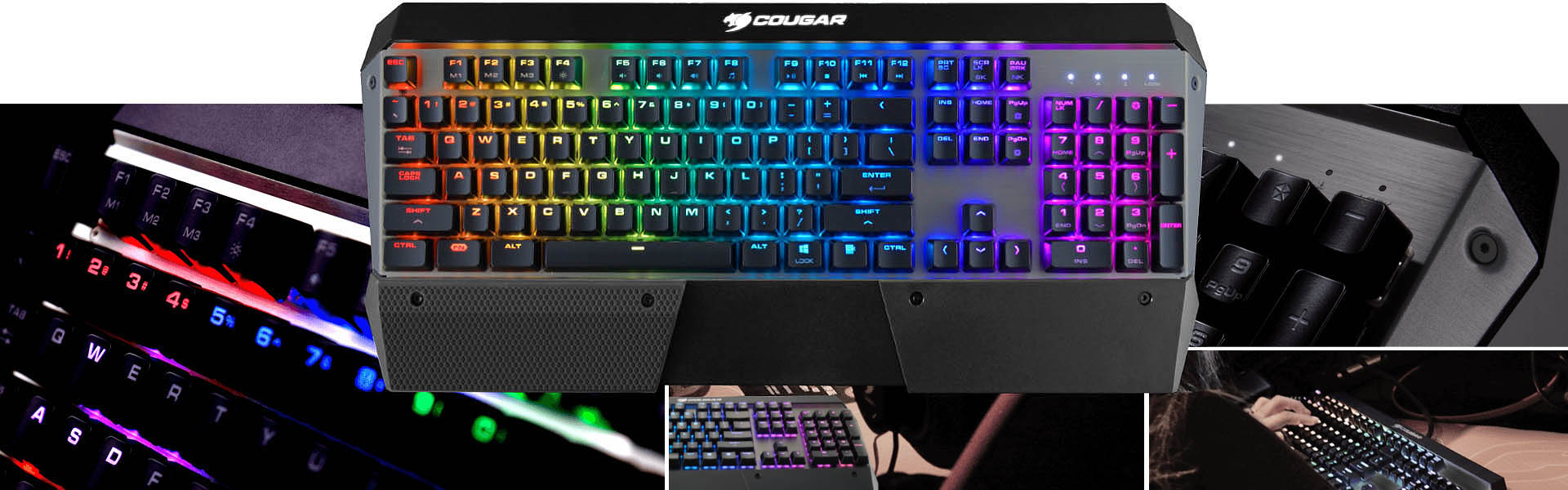 骨伽 COUGAR ATTACK X3 RGB SPEEDY - RGB 背光 机械式键盘